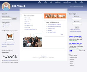 eslwizard.com: ESL Wizard | Free Resources for Teachers of English as a Second Language
