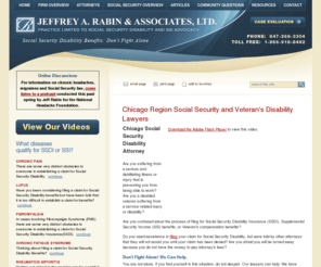 rheumatoid-arthritis-rabinsslaw.com: Chicago Region Disability Lawyers
The law firm of Jeffrey A. Rabin is located in Des Plaines, Illinois, and practices in the area of Social Security Disability law.