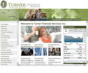 tfs-tfs.com: Turner Financial Services, Inc.
Comprehensive Financial Planning and Investment Services Site