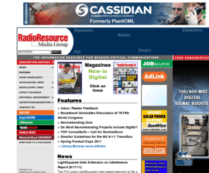 radioresourcemag.com: MissionCritical Communications, Radio Resource International, and Public Safety Report - wireless voice and data communications for mobile, remote and public safety operations
MissionCritical Communications, Radio Resource Magazine, Radio Resource International, and Public Safety Report - wireless voice and data communications for mobile, remote and public safety operations