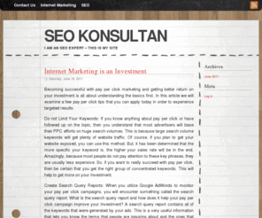 seokonsultan.com: Jasa SEO Konsultan | SEO Indonesia | Garansi posisi 10 besar Google | Jasa Promosi Website
Jasa SEO konsultan Indonesia, garansi web anda di posisi 10 besar google.