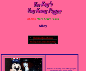 veekaytheclown.com: VeeKay the Clown Krazy Pages
a collection of pages from VeeKay the Clown