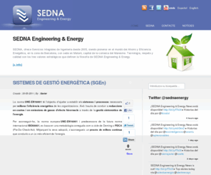 sgeonline.es: SEDNA Engineering & Energy
Servicios de Ingenieria, Consultoria y Gestoria Energetica