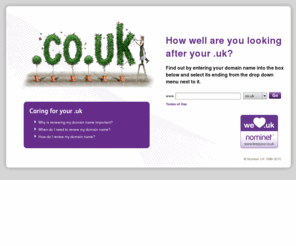 keepyour.co.uk: Nominet - Why is it so important to renew your domain name?
Nominet Website