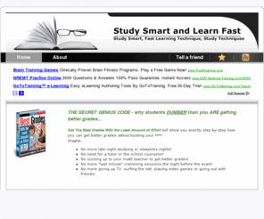 studysmart-learnfast.com: Study Smart - Learn Fast
Study Smart, Learn Fast, Fast Learning Technique, Speed Learning Technique, Learning Techniques, Study Techniques, Grade A Student