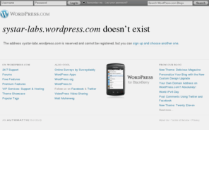 systar-labs.com: WordPress.com
