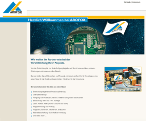 arofox.com: AROFOX electronics GmbH, Leiterplatten, Leiterplattendesign, Platinen, Bestückung, SMT, THT, Löten, Reflow, Vergießen, Lackieren, Etikettieren
Arofox - Wir wollen Ihr Partner sein bei der Verwirklichung Ihrer Projekte. Leiterplatten, Platinen, Bestückung, SMT, THT, Löten