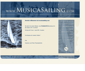 musicasailing.com: ..:: MUSICASAILING ::..
Die MusicaSailing ist eine Océanis40 der Firma Beneteau. Buchen Sie bei uns Ihren Segeltörn!