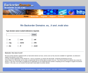 backorderdomain.eu: backorder domain .eu, Backorder .eu Domain backorder
Back Order .eu, BackOrder Domain .eu, BackOrder Domains .eu, backorder a domain .eu, backordering .eu  