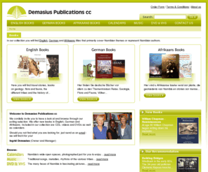 demasius-publications.com: Demasius Publications cc - Namibia
In our collection you will find English, German and Afrikaans titles that primarily cover Namibian themes or represent Namibian authors.