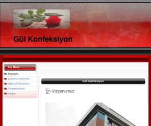 gulkonfeksiyon.com: Gül Konfeksiyon
Joomla - devingen portal motoru ve içerik yönetim sistemi