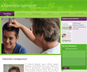 karacsonyigyongyver.com: dr. Karácsonyi Gyöngyvér oldala
karacsonyigyongyver.com