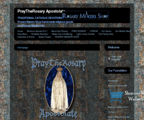 praytherosarywa.com: Home - PrayTheRosary  Apostolate
Learn the Rosary with us! Traditional Catholic Devotions, free rosary, hand made religious items. 