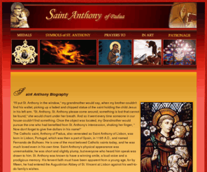 st-anthony-medal.com: St. Anthony Biography | Life of Saint Anthony of Padua
The Biography of the life of St. Anthony of Padua Patron Saint of Catholic Church