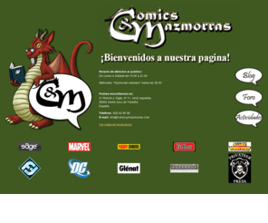 comicsymazmorras.com: Página web de Comic y Mazmorras
Tu tienda de ocio, comics, rol, juegos de mesa, manga, merchandising, Magic y otros juegos de cartas en Santa cruz de Tenerife