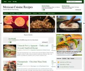 mexicancuisinerecipes.com: Authentic Mexican Recipes, Easy Mexican Food & Dessert Recipe
Authentic Mexican Food Cooking