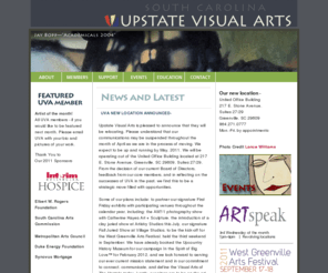 upstatevisualarts.org: Upstate Visual Arts, Inc. | Greenville, South Carolina
UVA is a non-profit, 501(c)(3) organization dedicated to enhancing the quality of life within the community by elevating the stature of visual art and educating the public to its significance.
