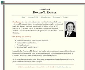 donramseylaw.com: Law Offices of Donald T. Ramsey
Law Offices of Donald T. Ramsey