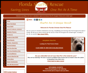 loveapei.org: Florida Sharpei Rescue - Home
Florida Shar-Pei Rescue is a volunteer organization dedicated to providing a safe-haven to abandoned, neglected and abused SharPei throughout Florida and the Southeast / Sunbelt region.