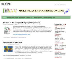 mahjong.nu: Mahjong
 Free Online Mahjong Games - Free Online Mahjongg Games 