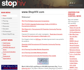 stophiv.org: www.StopHIV.com
StopHIV.org, the web portal for HIV and AIDS information world-wide.