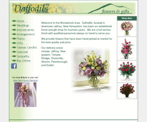 daffodilsflowers.com: Delivering Fresh Floral Arrangements in the Southern New Hampshire and Monadnock Area
 Monadnock Region-Keene-Peterborough Flowers and Monadnock Region-Keene-Peterborough wedding flowers - flowers for ceremonies, Wedding Flowers, Bouquets and Boutonnieres in Southern New Hampshire