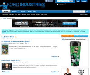 kordindustries.com: Kord Industries - Latest News
The latest news from DC Comics