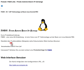 pabix.com: AS Computer - AS Computertraining . Computerschulungen . Consulting . Soft Skills . IT Training . München . EDV Schulung . Computerkurse
AS Computertraining: EDV Kurse . Computerschulungen . Seminare in Bereichen IT, Business und Soft Skills sowie IT Lösungen und bedarfsorientiertes Consulting.