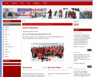 skischule-muenchen-ost.de: Wilkommen bei der Ski- und Snowboardschule München Ost
Ski- & Snowboardschule München Ost - Ski- & Snowboardkurse für Kinder, Jugendliche und
Erwachsene Fahrsicherheitstrainings