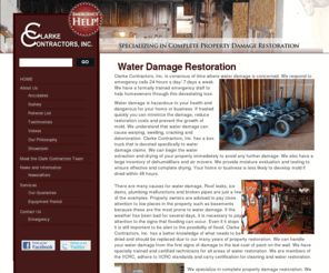 waterdamagerestorationcincinnati.com: Clarke Contractors Inc. - Water Damage Restoration
Clarke Contractors, Inc. specializes in complete property damage restoration and emergency service for all insurance claims. We work together with your insurance company to determine the scope of your loss and needed repairs.