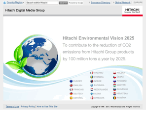 hitachi-inspire.com: Hitachi Europe | Redirect
Hitachi's diversity is a result of its policy of responding to society's changing needs by entering new product areas while keeping existing divisions active.