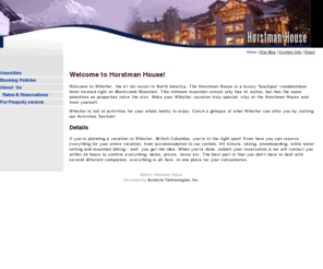 horstmanhouse.com: Horstman House - North America'a #1 Ski Resort
