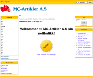 mc-artikler.no: MC-Artikler A.S, Velkommen til vår nettbutikk
MC-Artikler A.S :  - Ø L S E O Klær K M W T N R P C A B I D F H V Diverse e-handel, åpen kilde, butikk, netthandel