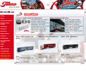tekno.nl: Tekno : Groot in Klein : Vrachtwagenmodellen, Truck models, L.K.W. Modelle, Camions miniatures, Modellastebiler, Modellastbilar.
Tekno : Groot in Klein