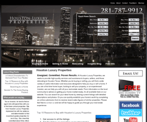 houston-exclusivesubdivisions.com: Houston Luxury Properties
Houston’s Luxury Properties provides elite real estate experience and services to Houston home buyers and sellers. We specialize in Luxury Homes and Condos in all districts.