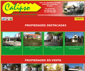 calipsocasas.com: Calipso Casas - Atlantida - Uruguay - inmobiliaria
Venta y alquiler de casas en Atlantida y canelones. Uruguay