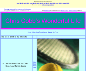 cjcobb.com: Chris Cobb Interests
Page with links to the interests of Chris Cobb