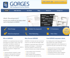 gorgeswebdevelopment.com: Website Development and Design, Internet Software, Database Developers, Web programming : GORGES Ithaca NY, Tompkins County Finger Lakes Region
GORGES is an experienced website development and design, Internet software/database developer that specializes in intuitive user interfaces, content management tools and more. Ithaca NY in Tompkins County Finger Lakes Region