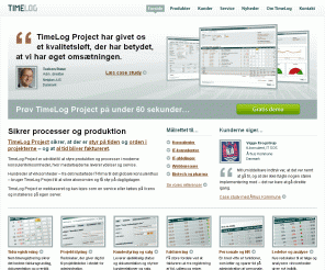 timelog.dk: Online tidsregistrering og projektstyring til konsulenthuse 
TimeLog leverer webbaseret software, der styrer projekter, økonomi og ressourcer – hurtigt og nemt.