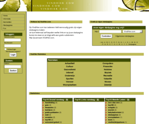 vindhier.com: VindHier.com - Gratis je eigen startpagina
VindHier.com. Gratis je eigen startpagina!