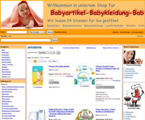 babykleidung-babyspielzeug.de: Babykleidung - Babyspielzeug - Babymöbel:
Der große Babyshop. Hier finden Sie neben Babykleidung, Babyspielzeug und Motorikspielzeug alles was Ihr Baby täglich braucht. (Page 1)