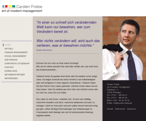 carsten-friebe.com: Carsten Friebe – art of modern management
