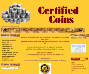 certifiedcoins.info: Certified  Coins.info
Certified  Coins, certified coins, old us coins, Old US Coins, Old Certified Coins