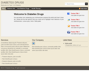 diabetes-drugs.net: Diabetes Drugs
Medication for Type 1 & 2 Diabetics