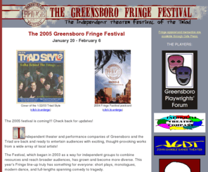 ncfringefestival.org: The Greensboro Fringe Festival: The Independent Theater Festival of the Triad
