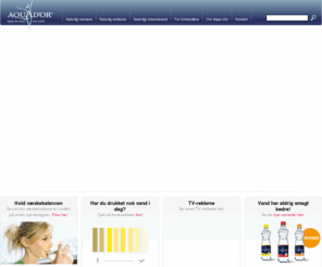 skovkilden.com: AQUADOR - naturligt mineralvand, naturligt velvære
Vand er livsvigtigt for alt levende. Jo renere jo bedre. Aqua d’ors naturlige mineralvand har været undervejs i 10.000 år og er helt uberørt af vores moderne samfund og medfølgende forurening