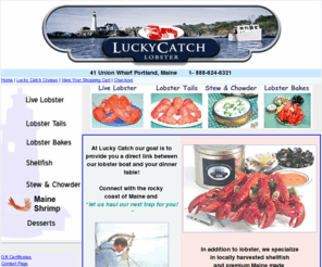 luckycatchlobster.com: Maine Lobster
