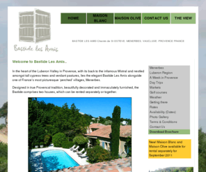 bastidelesamis.com: Provence Villa Rental | French Villa | French Villa Rental
Villa rentals in Provence : Rental villas in Seillans, Fayence and the South of France offering quality rental accommodation and villas for sale all situated in Provence