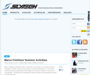 cersalactionsports.com: Slytech Protection | Action Sports Protection
In sports, injury is probability. Reduce that probability and you will be in action more often, longer and stronger. Slytech Protective Gear for action sports lessens the probability for injury.