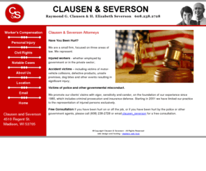 clausenandseverson.com: Workers Compensation Clausen & Severson Attorneys Madison Wisconsin
workers compensation Clausen & Severson Attorneys Madison, Wisconsin